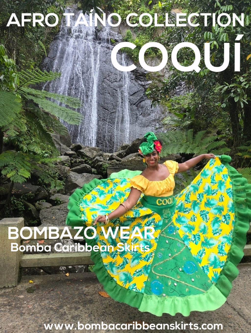 AFRO TAÍNO: Coquí Bomba Skirt