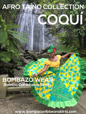 AFRO TAÍNO: Coquí Bomba Skirt