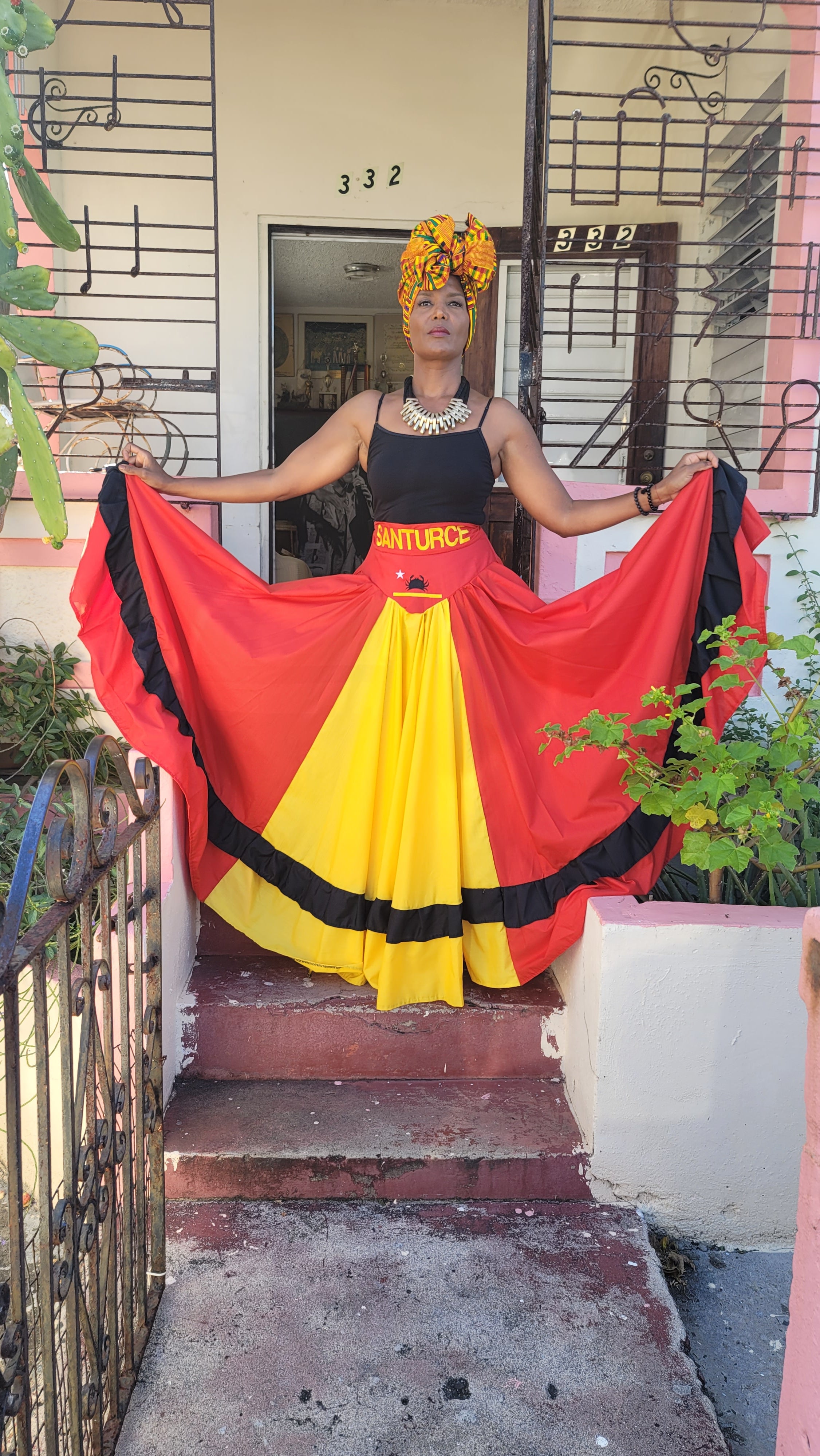 SANTURCE Flag Skirt – Bombazo Wear