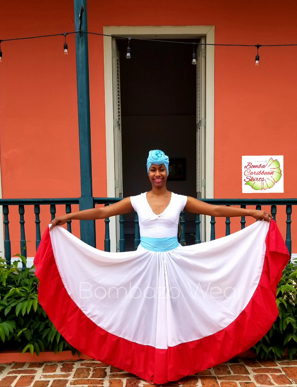 Puerto Rican Bomba Caribbean Dance Skirt