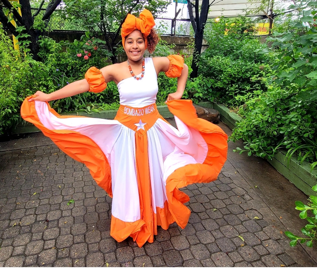 Puerto Rico Sunshine Flag Skirt